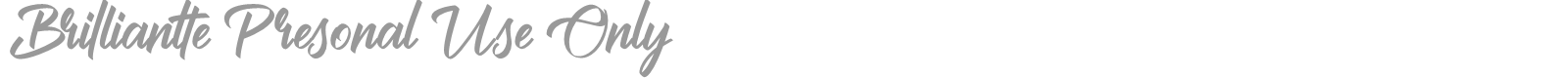 Brilliantte font preview